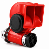 ASAD SPARES high power 12V dual tone red electrical horn for cars motorcycles and trucks front product view