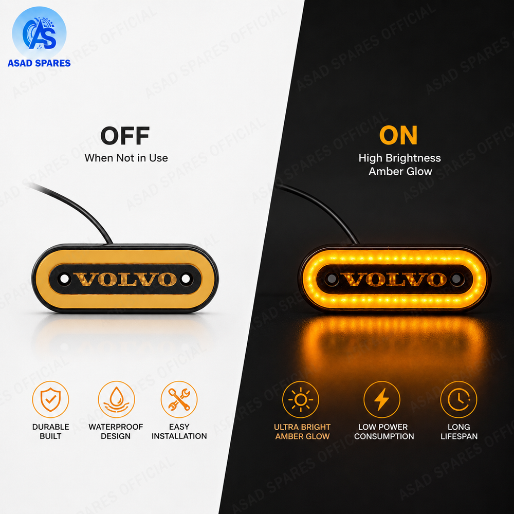 Dual-color LED safety strip mounted on truck and SUV side steps for enhanced visibility during driving and parking