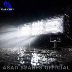 High power 180W LED light bar producing wide and long distance illumination for off-road driving and work applications