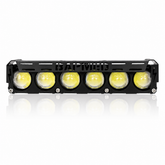 ASAD SPARES 4 lens 35W LED motorcycle spotlight with dual color yellow and white high low beam lighting