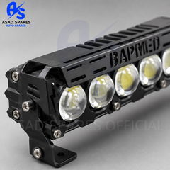 Yellow and white LED motorcycle driving light with waterproof durable housing for all weather riding conditions