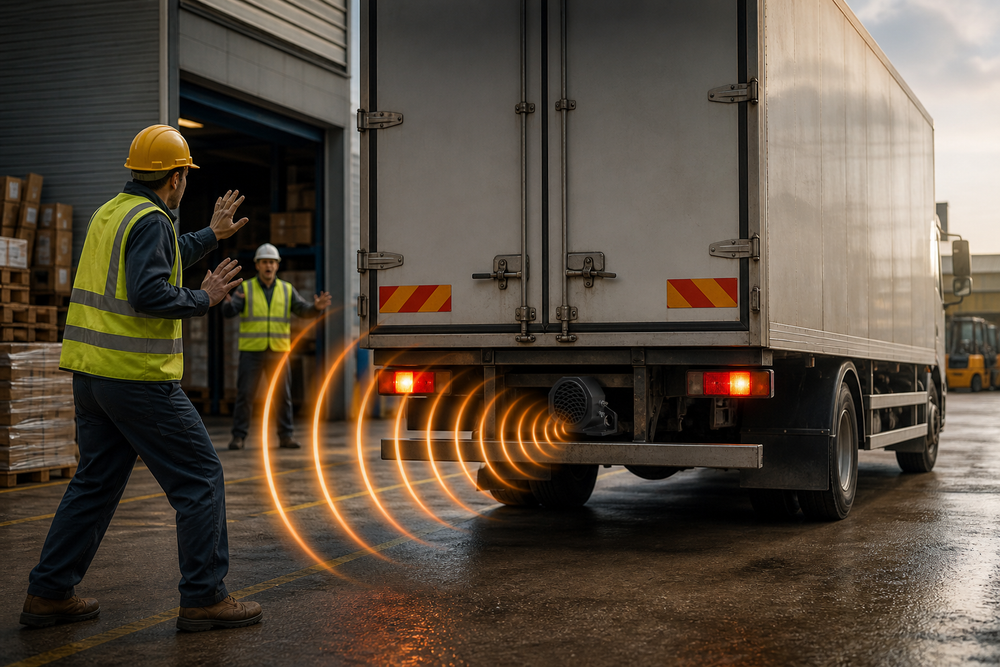 truck reversing alarm safety industrial vehicle warning system