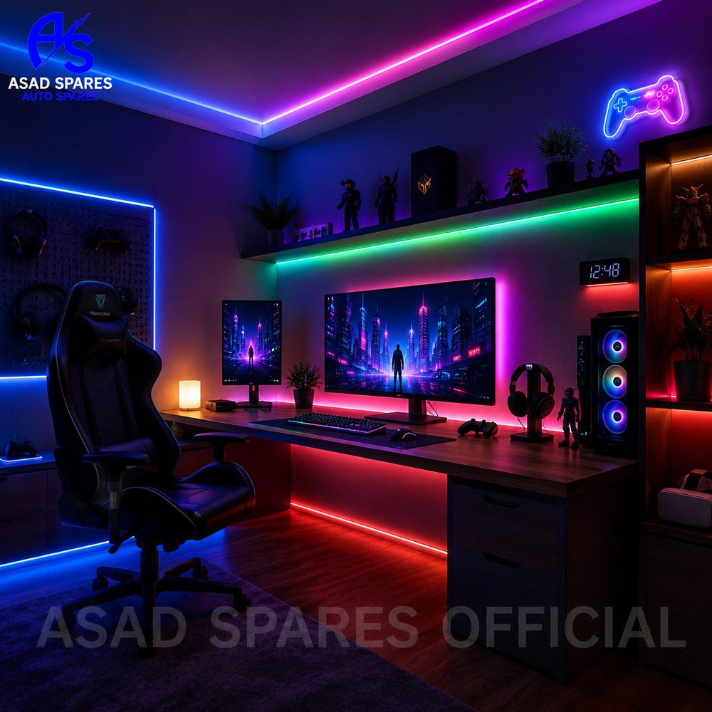 2835 LED strip lights enhancing room decor gaming setups vehicle interiors and display areas with vibrant illumination