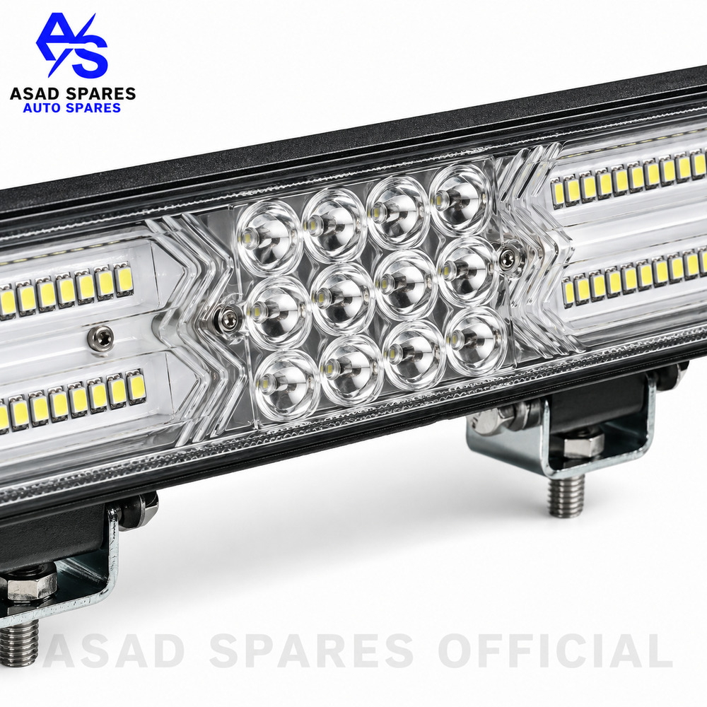 : Rugged waterproof 180W LED light bar with durable aluminum housing designed for extreme weather conditions