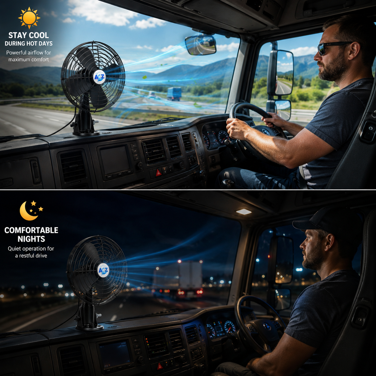 12–24V Forklift Cooling Fan
