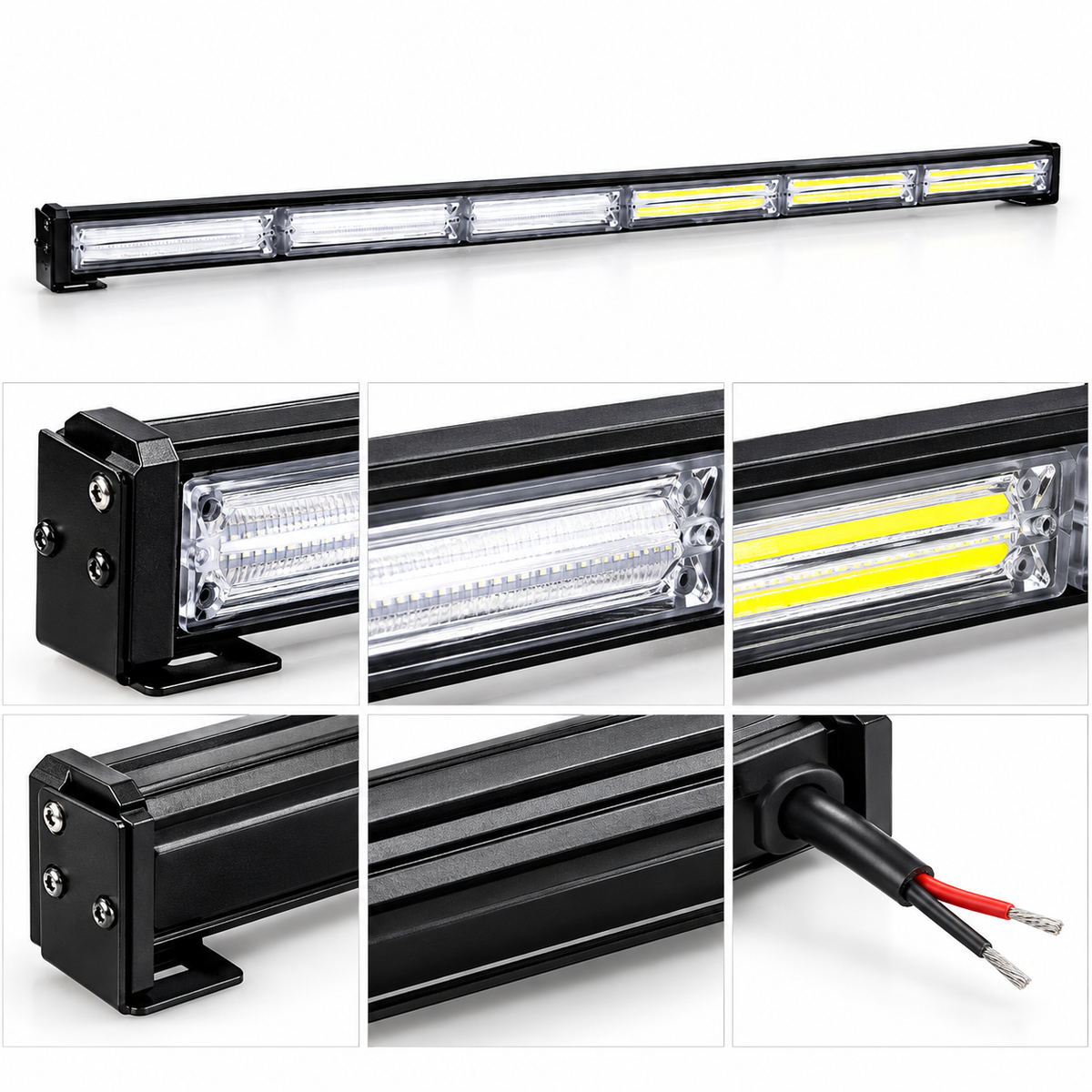126W COB LED Long Strobe Light Bar
