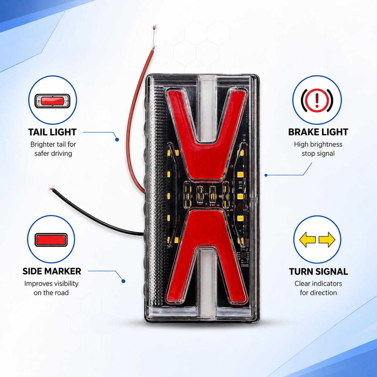 12V/24V LED Truck Side Marker Light
