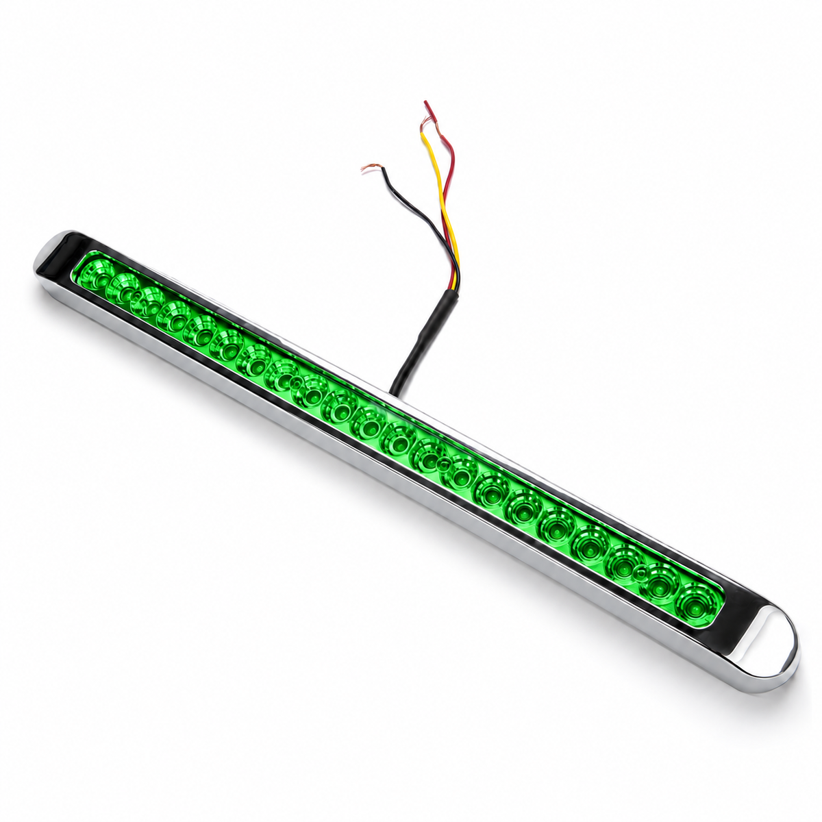15 LED Red Amber White High-Mount Stop Tail Light 12–36V IP66