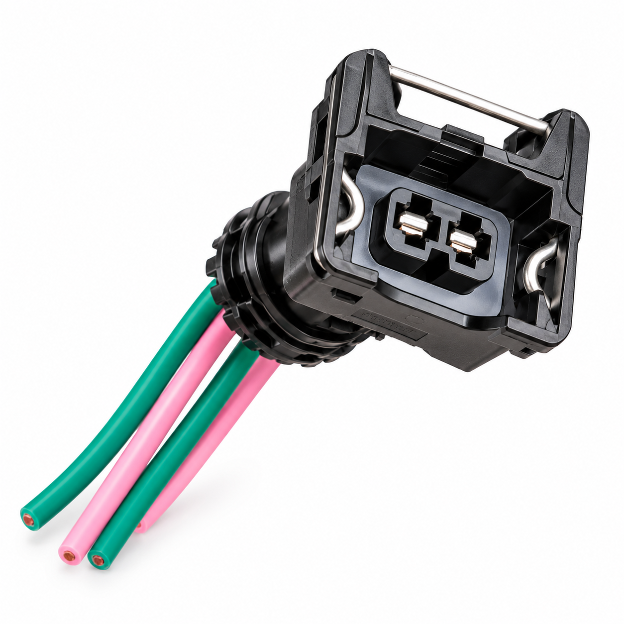 2-Pin Heavy-Duty Automotive Electrical Connector with 4 Wires