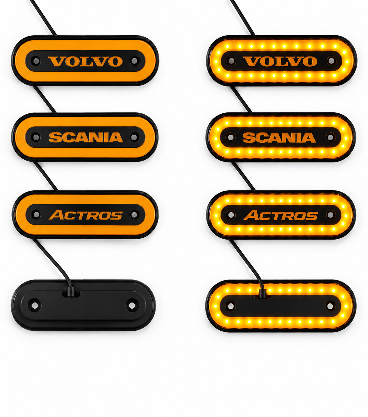 24V Center Mesh LED Logo Light | Wide Beam