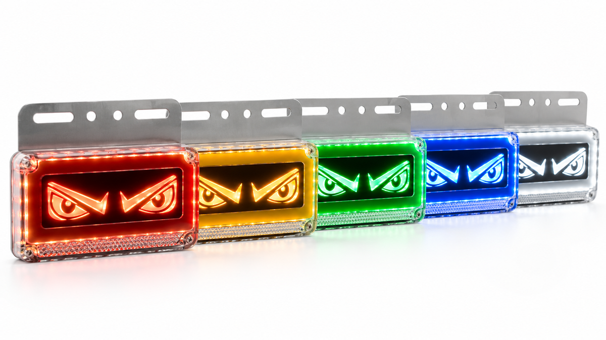 24V LED Edge Glow Lights (Running + Turn Signal, High-Visibility Side Lighting)