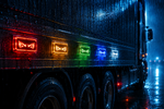 24V LED Edge Glow Lights (Running + Turn Signal, High-Visibility Side Lighting)