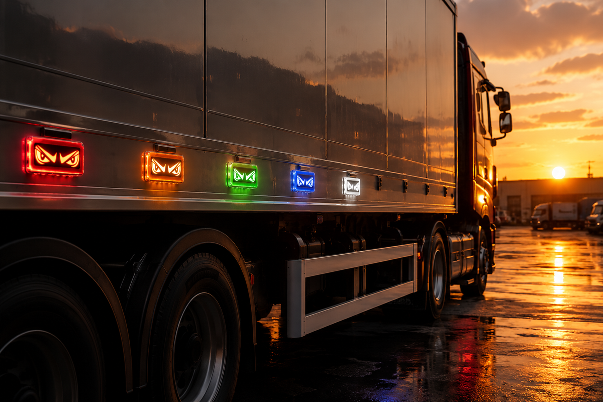 24V LED Edge Glow Lights (Running + Turn Signal, High-Visibility Side Lighting)