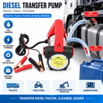 300W High Flow Electric Diesel Pump (12V/24V Portable 70LPM Transfer Power)