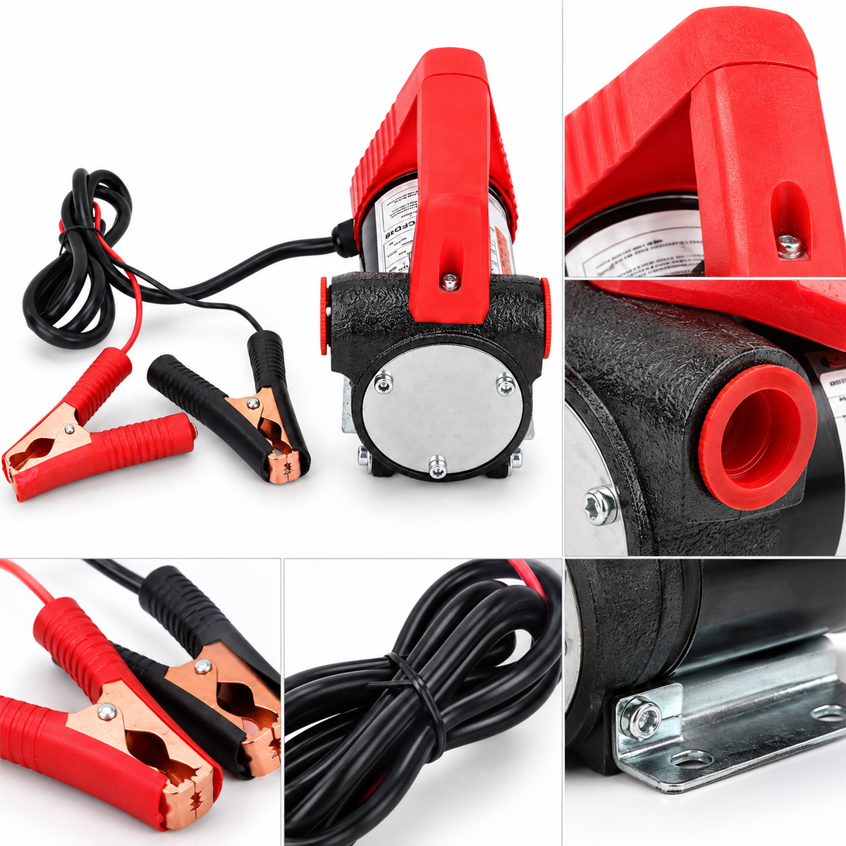 300W High Flow Electric Diesel Pump (12V/24V Portable 70LPM Transfer Power)
