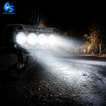 4-Bead LED Hooded Spotlight with Devil Eyes