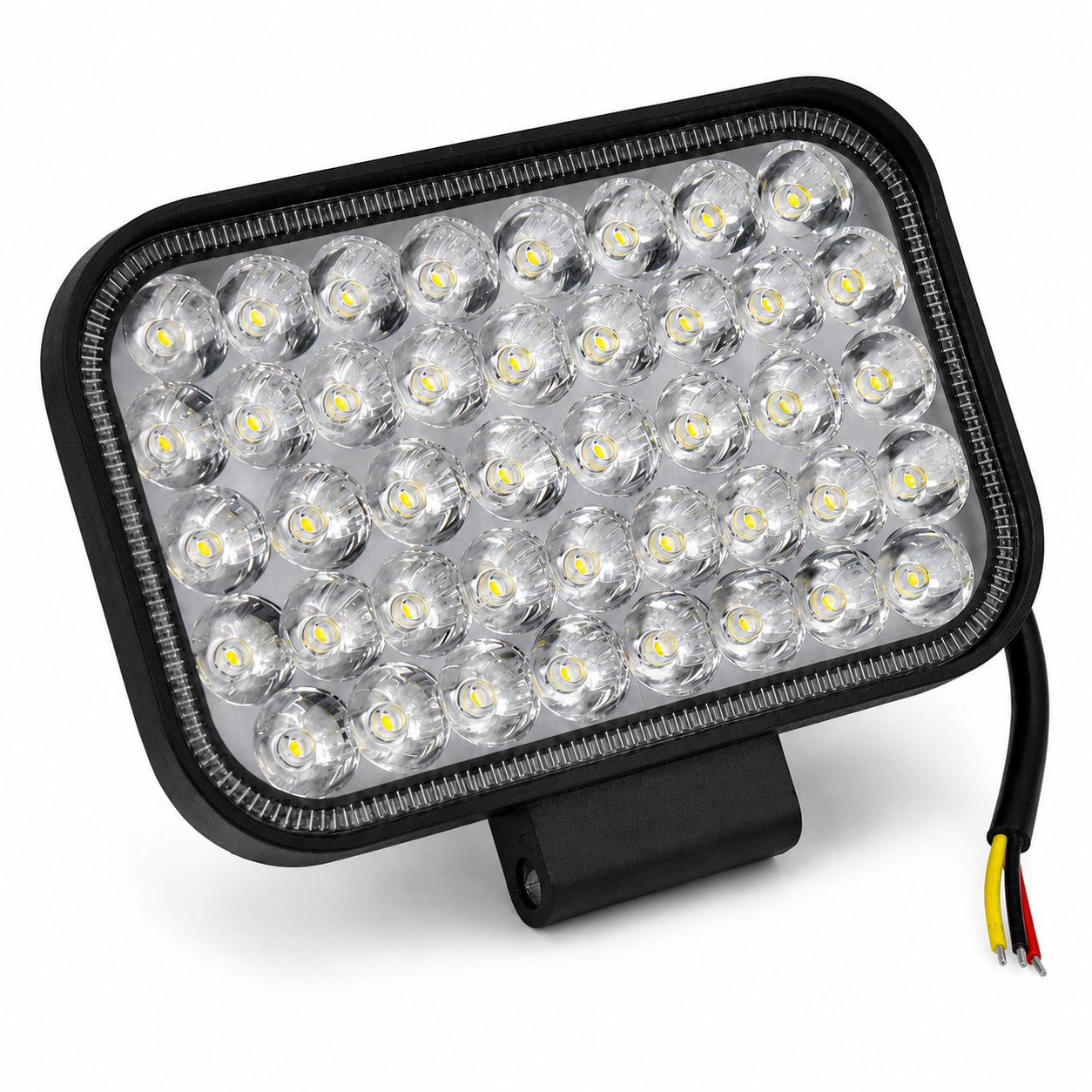 : ASAD SPARES 6 inch 43 LED high low beam work light for trucks off-road vehicles and heavy equipment front product view