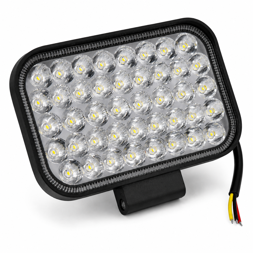 : ASAD SPARES 6 inch 43 LED high low beam work light for trucks off-road vehicles and heavy equipment front product view