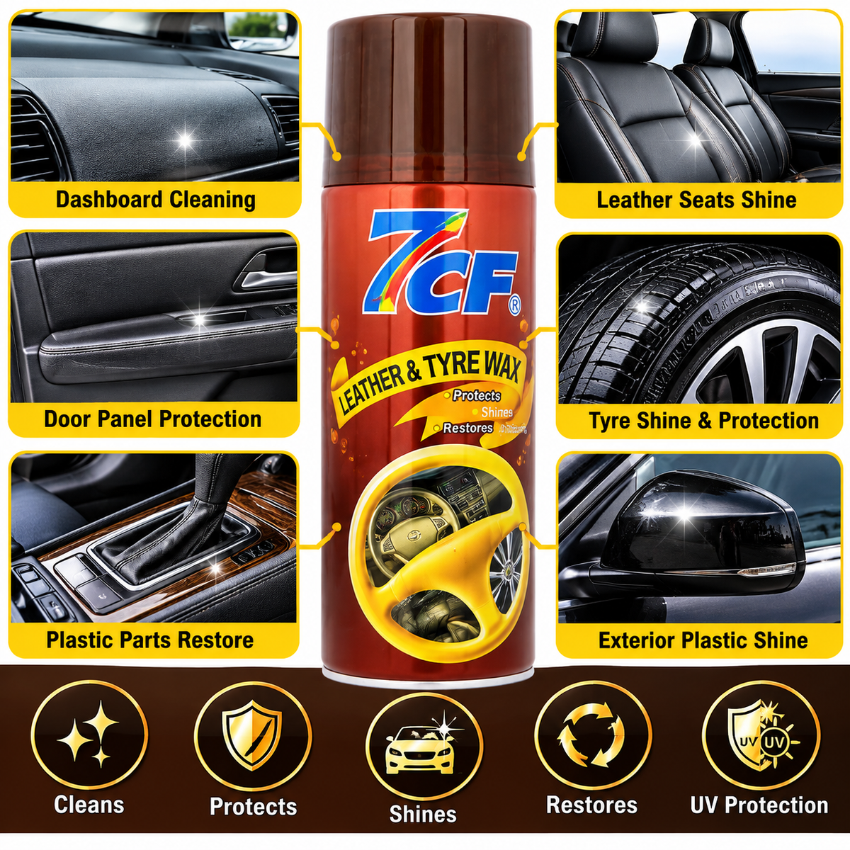 7CF Tyre & Leather Wax