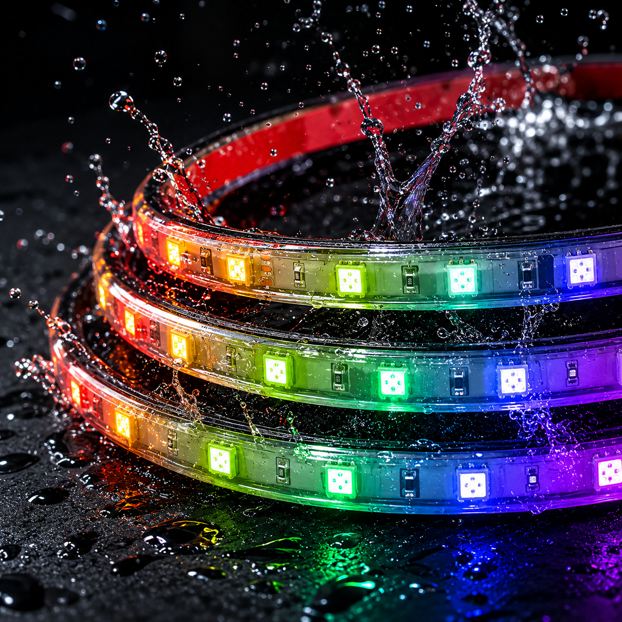 RGB Atmosphere LED Strip (12V/24V) – Strobe Effects, Truck Bed Glow & Instant Ambient Upgrade for Cars, Tailgates & ATVs  | ASAD SPARES™
