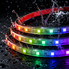RGB Atmosphere LED Strip (12V/24V) – Strobe Effects, Truck Bed Glow & Instant Ambient Upgrade for Cars, Tailgates & ATVs  | ASAD SPARES™