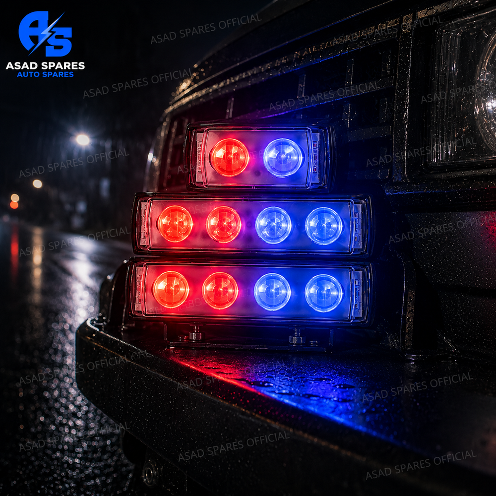 Close-up of LIUHJG projector lens fog light with durable metal housing and premium optical design