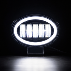40W five-eye LED headlight producing powerful focused beam for superior road visibility and nighttime driving safety