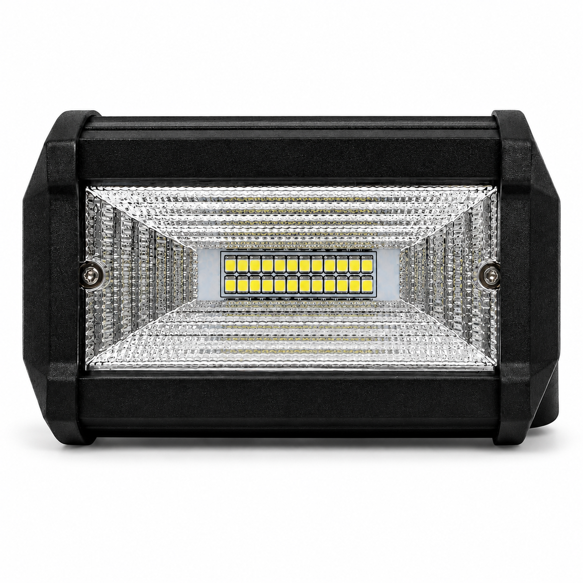 ASAD SPARES high brightness LED work lamps pair for trucks heavy vehicles and off-road use front product view