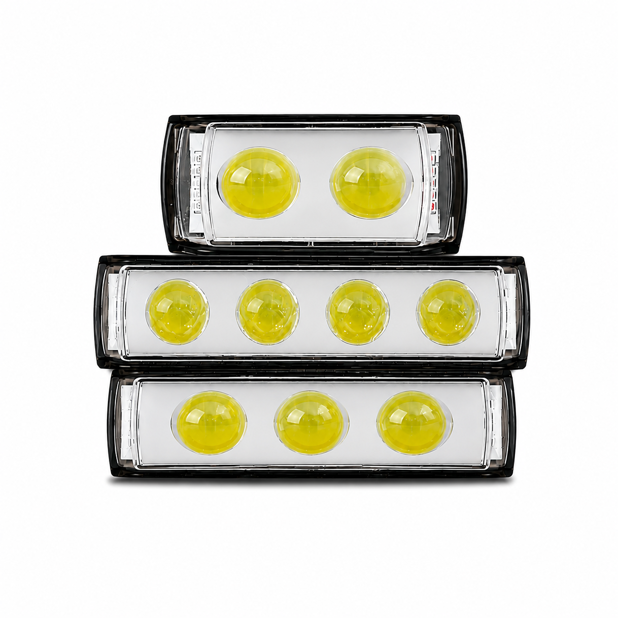 ASAD SPARES LIUHJG custom motorcycle fog light projector lens for universal bikes trucks and work light applications front view