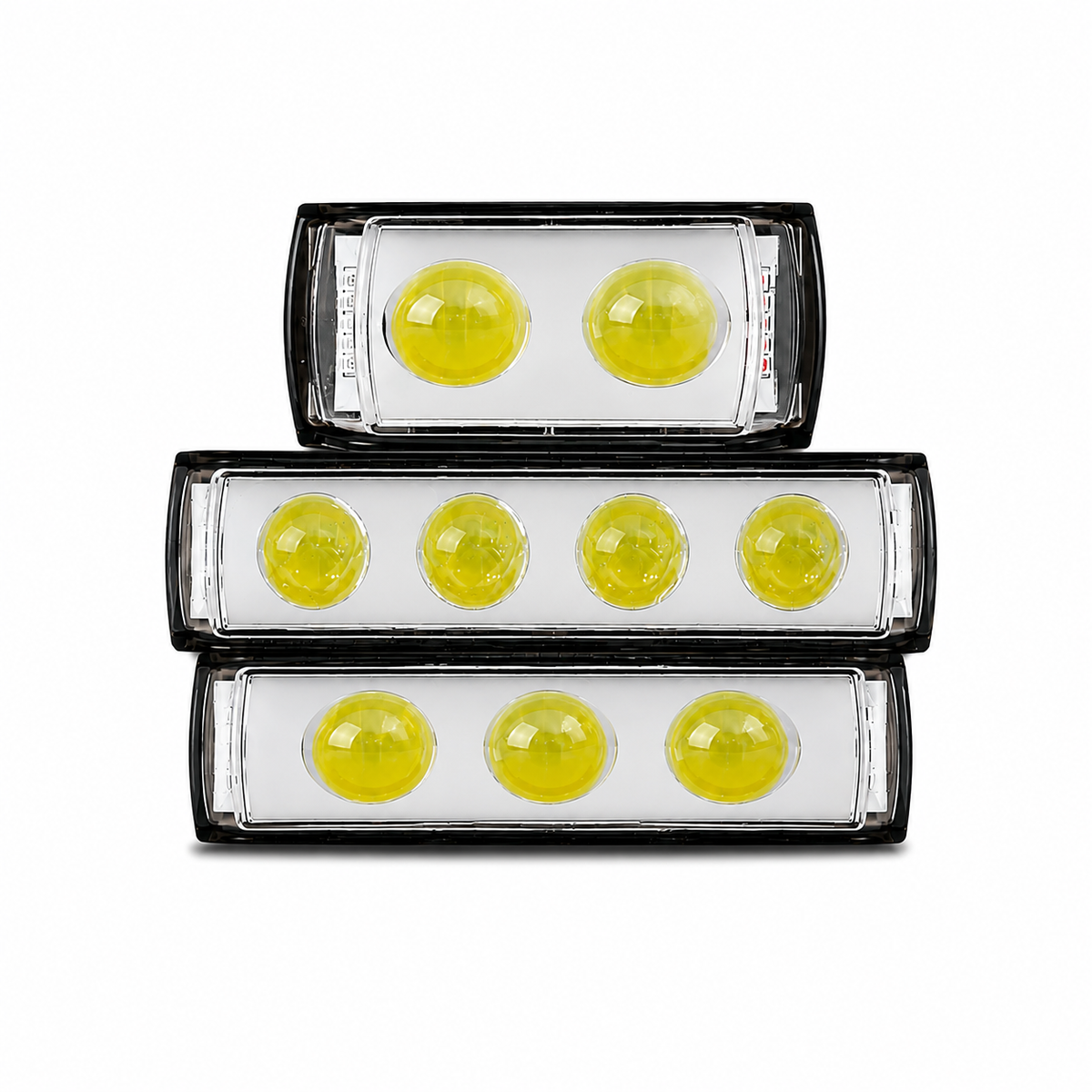 ASAD SPARES LIUHJG custom motorcycle fog light projector lens for universal bikes trucks and work light applications front view
