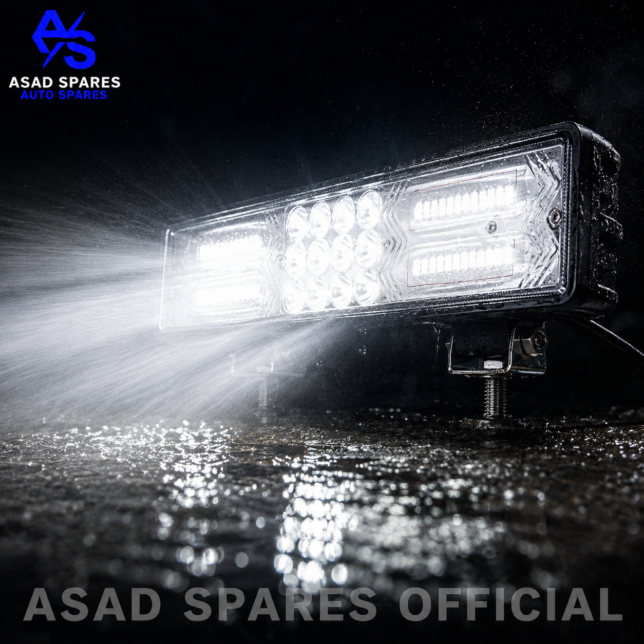 High power 180W LED light bar producing wide and long distance illumination for off-road driving and work applications