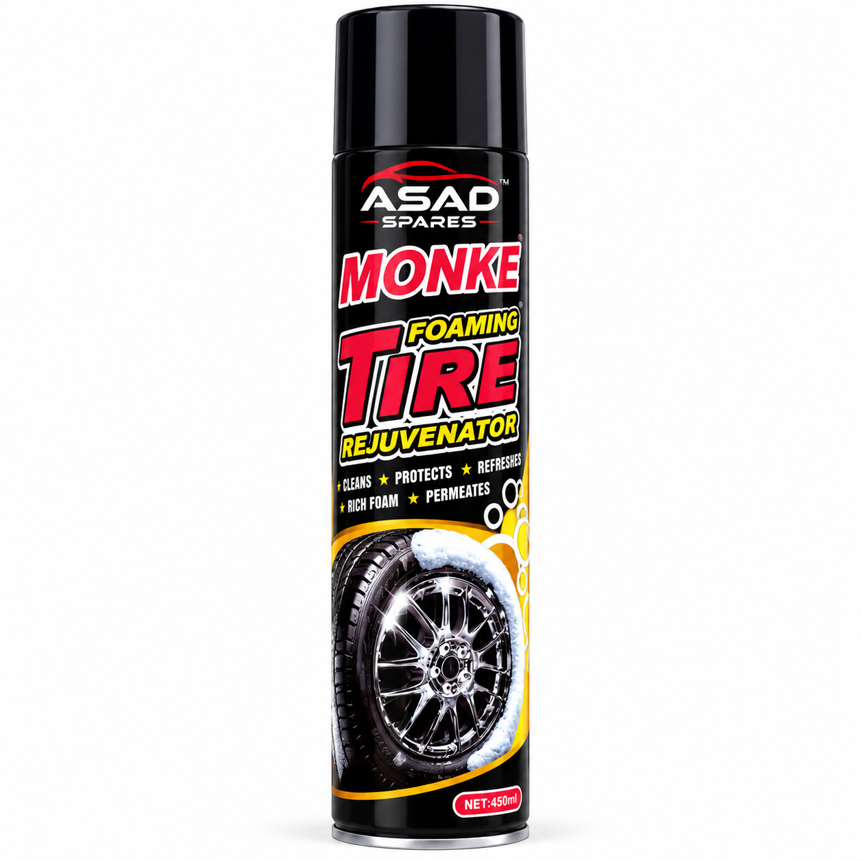 Aerosol Tire Foam Cleaner