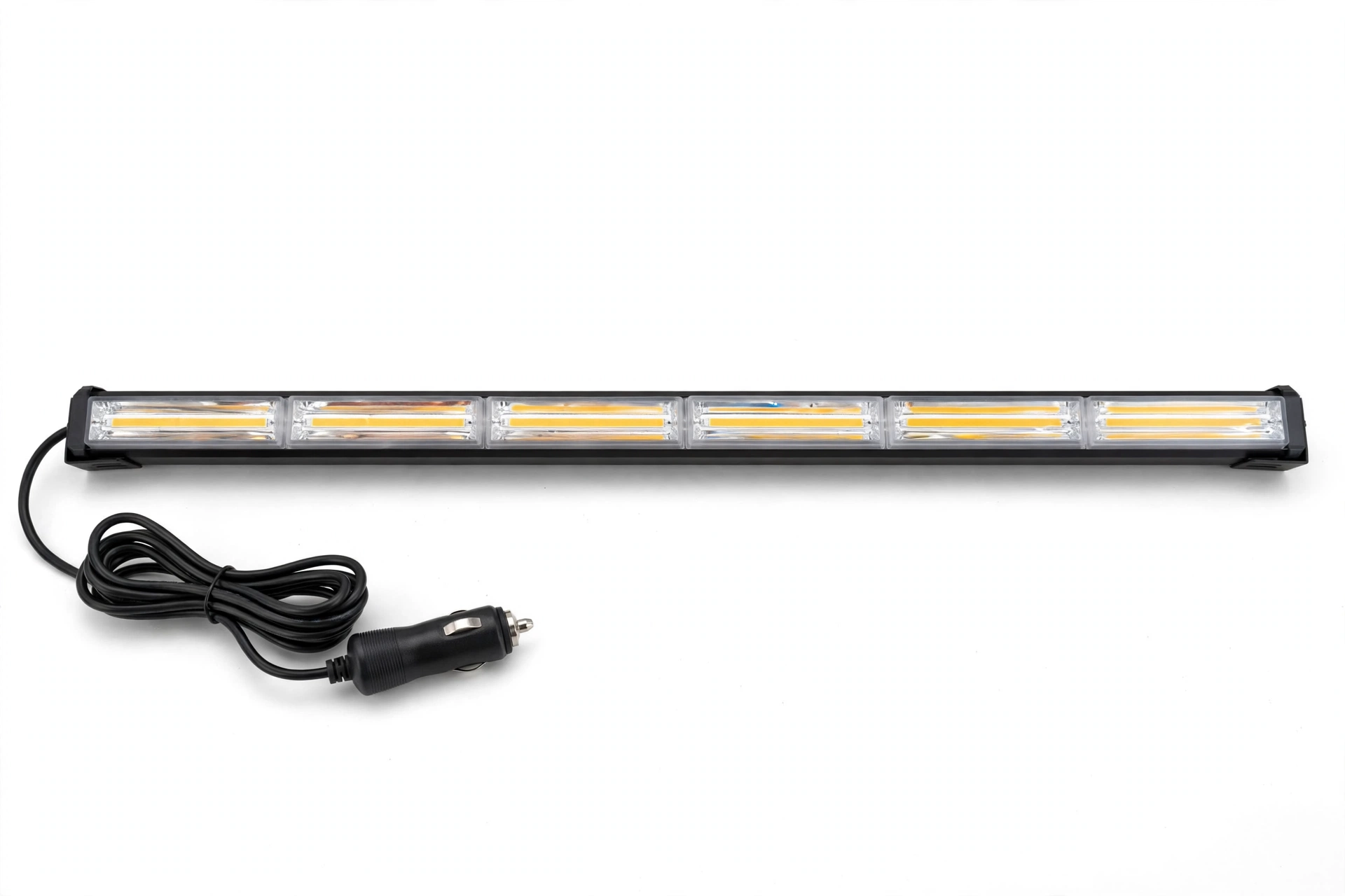 Amber COB LED Bar Light - Flashing Warning Light for Trucks & Heavy Vehicles
