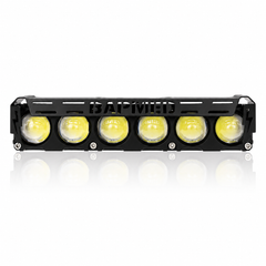 ASAD SPARES 4 lens 35W LED motorcycle spotlight with dual color yellow and white high low beam lighting