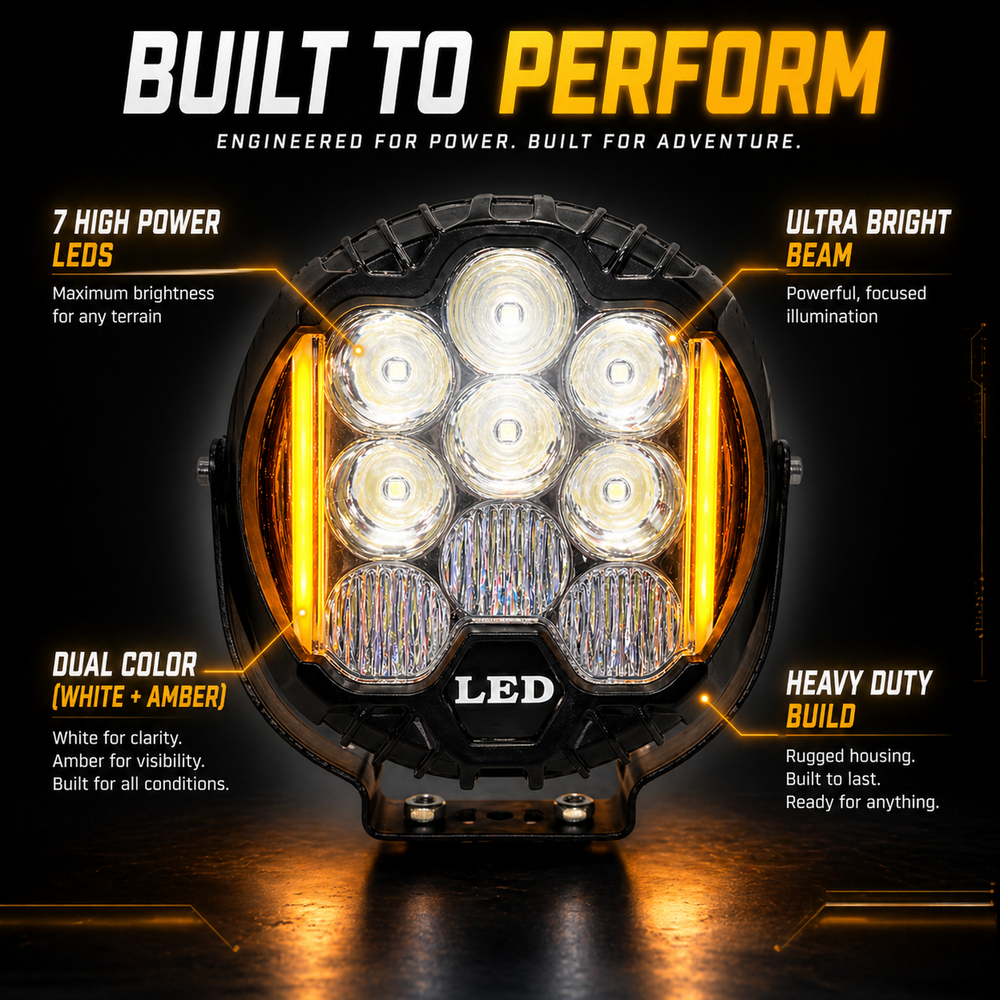 Easy installation LED light mounting bracket adjustable truck light setup