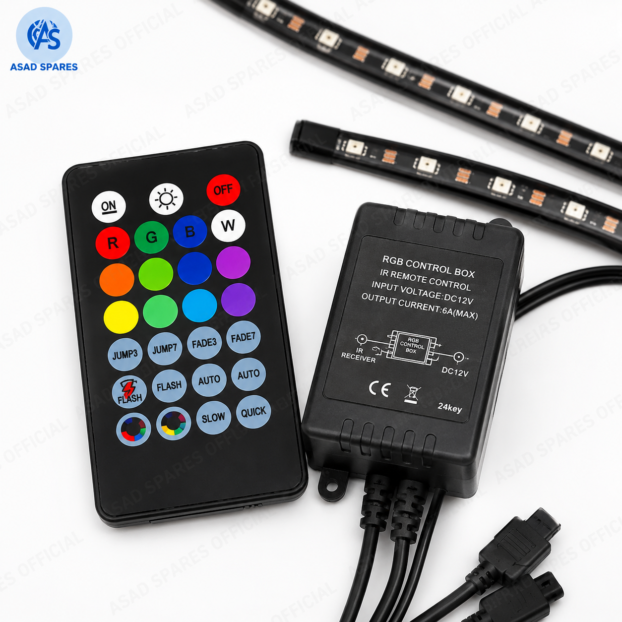 Voice controlled RGB car interior LED lighting kit creating colorful ambient glow inside vehicle cabin