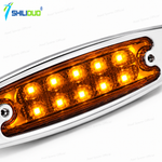 Chrome LED Side Lamp