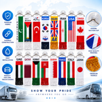 Country Flag Car Pendant