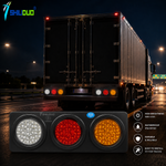 Custom 24V LED Tail Light (Waterproof Stop, Turn Signal & Fog Driving Lamp System)