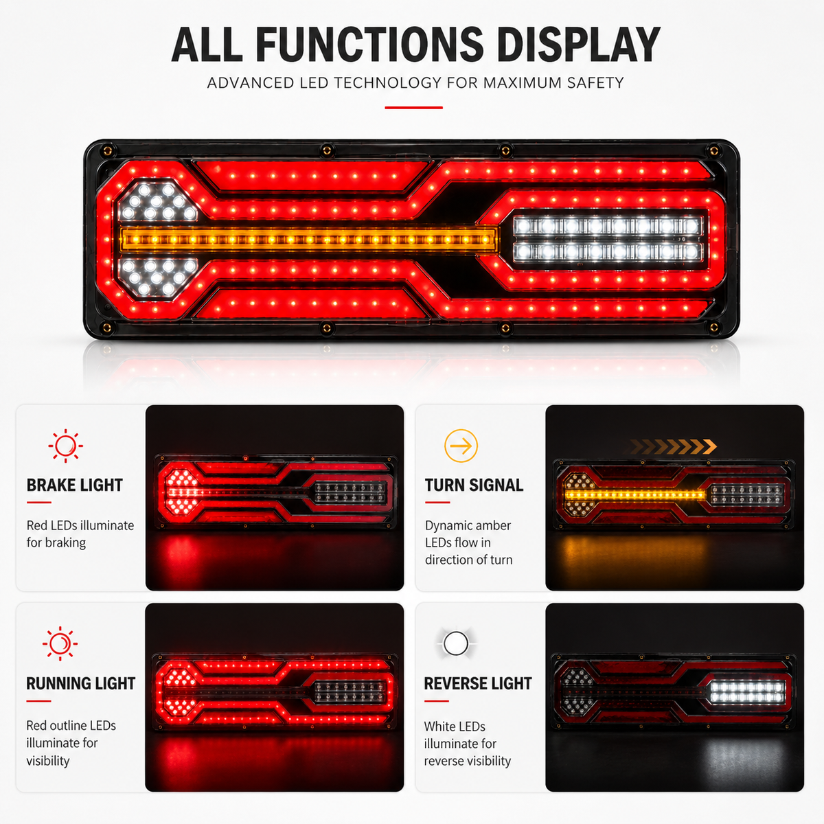 Dynamic LED Secondary Taillight