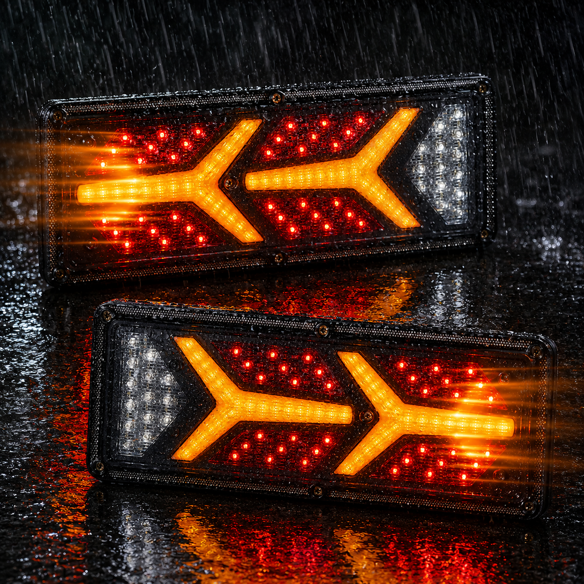 Dynamic LED Trailer Tail Light (2PCS)