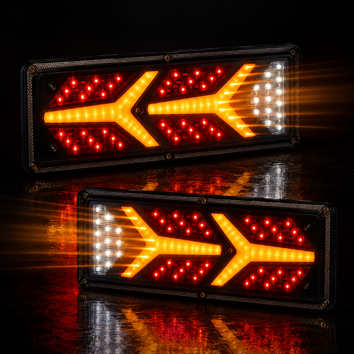 Dynamic LED Trailer Tail Light (2PCS)