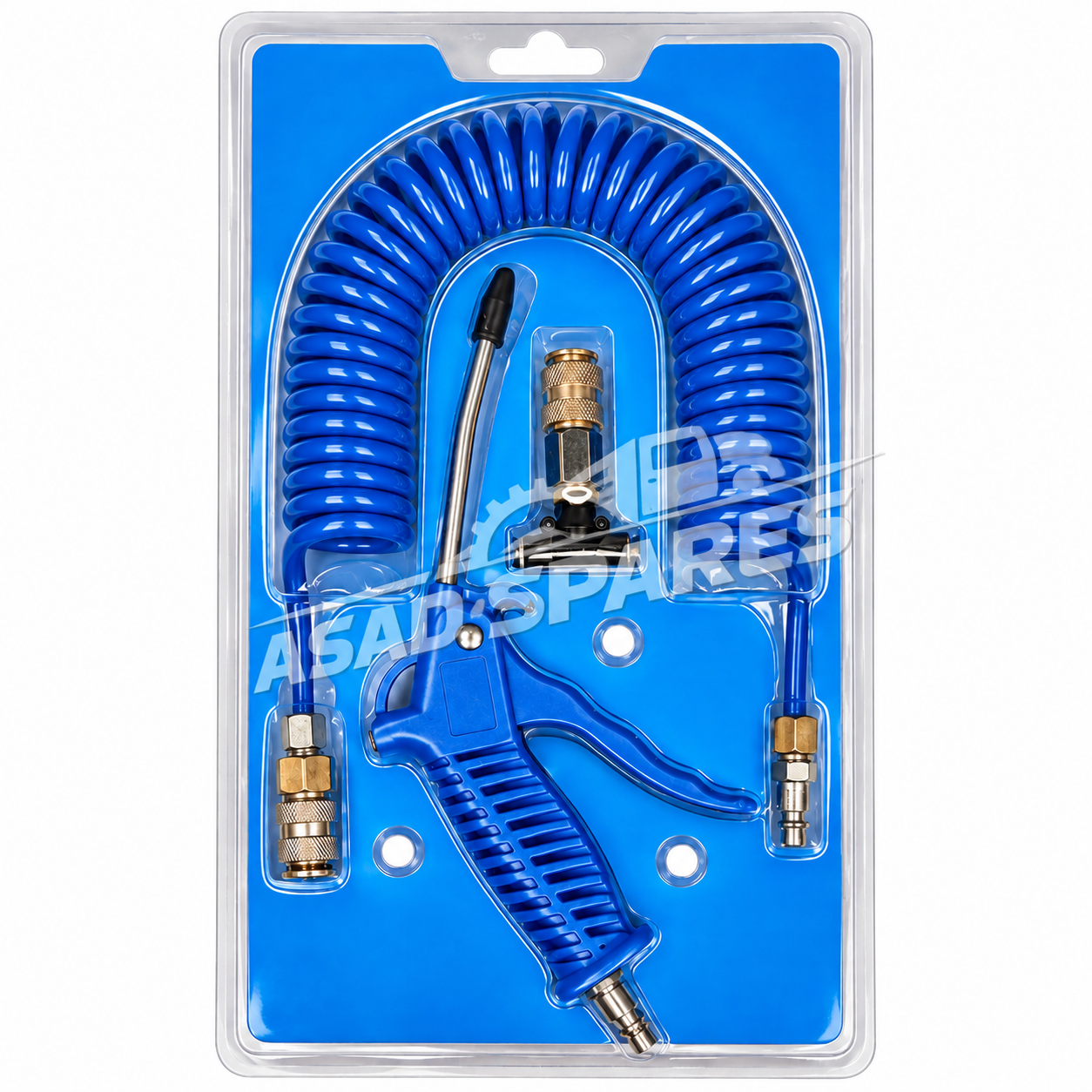 European Pneumatic Air Blow Gun Set with 5M Spiral Hose