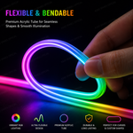 FN5 RGB Neon Ambient LED (USB 5V, Acrylic Glow, High Brightness)
