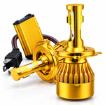H4 C6 LED Headlight Bulbs