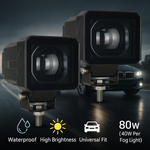 Heavy-Duty Square LED Projector Work Light