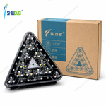 High Bright Triangle Flashing Warning & Brake Light (12V/24V, IP66 Waterproof)