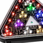High Bright Triangle Flashing Warning & Brake Light (12V/24V, IP66 Waterproof)