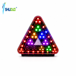 High Bright Triangle Flashing Warning & Brake Light (12V/24V, IP66 Waterproof)