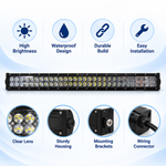 High Power LED Light Bar (12–24V Off-Road Beam for SUV, ATV & Trucks – 21” / 31” / 41” / 51”)
